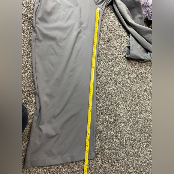 pants Halara High Waisted Pocket Straight Leg Work Pants Sz L In Silent Storm - Picture 6 of 7